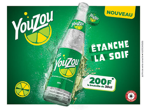 LANCEMENT DE YOUZOU , la nouvelle boisson gazeuse de SOLIBRA