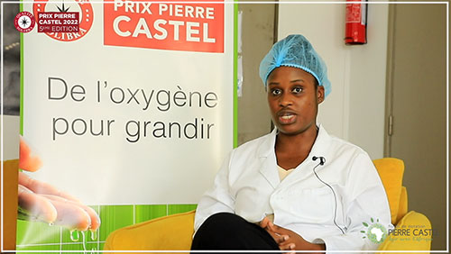 Mouahié Rose KOUASSI, Fondatrice et Gérante d' Agrikraft SARL, Super Lauréate de la 5ème édition du Prix Pierre Castel 2022