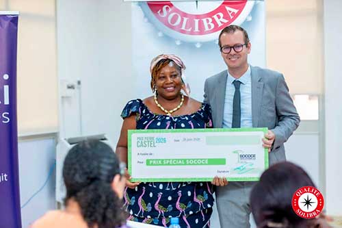 Prix spécial Sococé : une reconnaissance pour l'entrepreneure Olga Gnadji, lauréate du Prix Pierre Castel 2026 