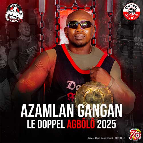 Félicitations à YAO BOGUI PIERRE dit AZAMLAN, champion DOPPEL AGBOLO 2025
