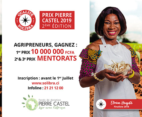 Elmine Kouyaté finaliste du Prix Pierre Castel 2018 invite les agripreneurs au concours de 2019