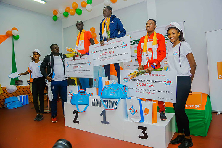 AWA au cœur du Marathon de Côte d'Ivoire