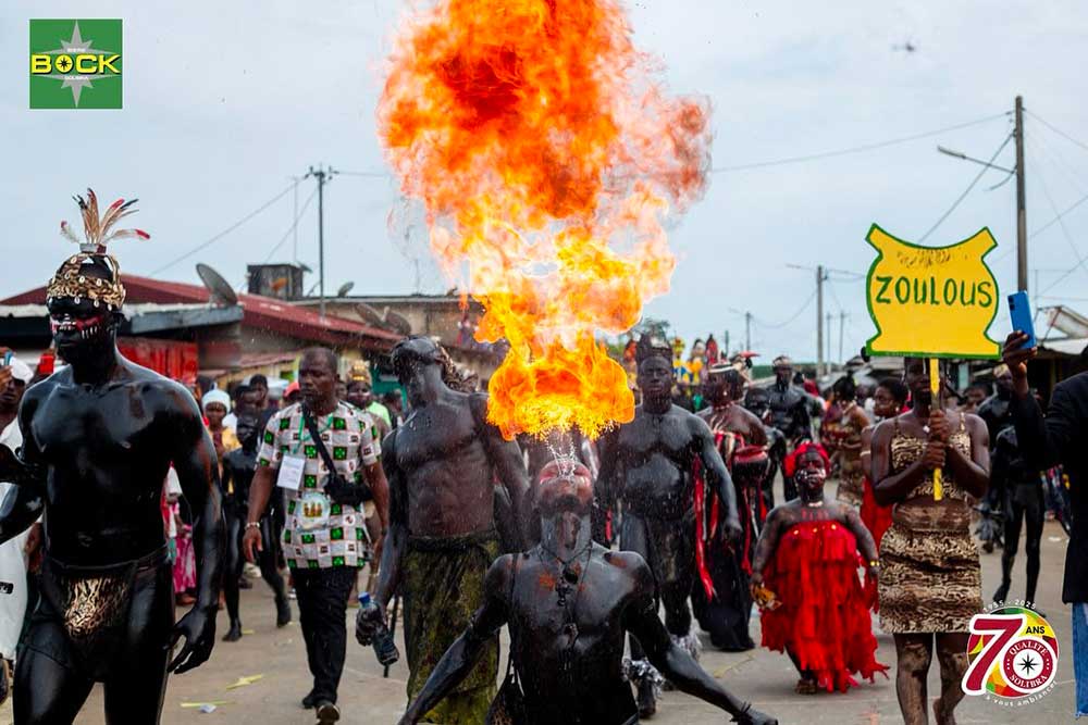 Revivez le Popo Carnaval Bonoua en images avec #BOCK, la bière de chez nous