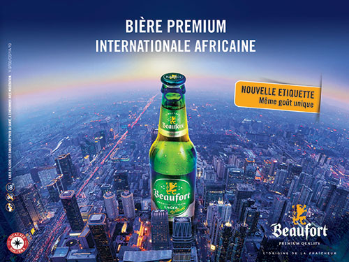 Découvrez le nouveau look de Beaufort, adoptez la bière premium internationale africaine !