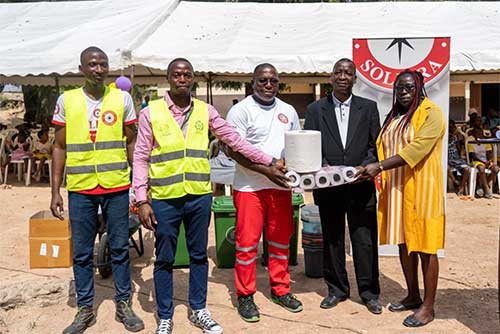 La Solibra contribue à l'amélioration des conditions des élèves de l'EPP Solibra Bouaflé, pour favoriser une éducation optimale