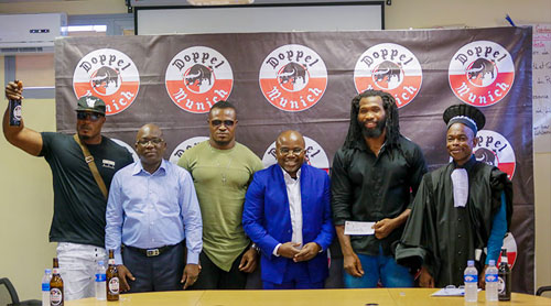 REMISE DES RECOMPENSES AUX TRIO GAGNANTS DU DOPPEL AGBOLO CHALLENGE