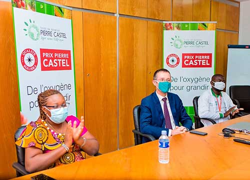 LA PRÉSIDENTE DE SOCOFE SUPER LAURÉATE DU PRIX PIERRE CASTEL.