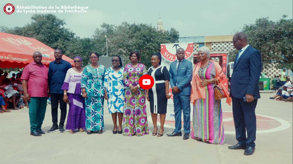 SOLIBRA réhabilite la bibliothèque du Lycée Moderne de Treichville