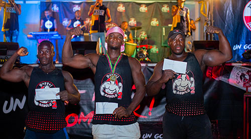 Lui, c'est SANOGO YACOU, le champion des présélections DOPPEL AGBOLO d'ABENGOUROU. 