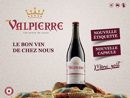 VALPIERRE / Nouvelle étiquette, nouvelle capsule, même goût.