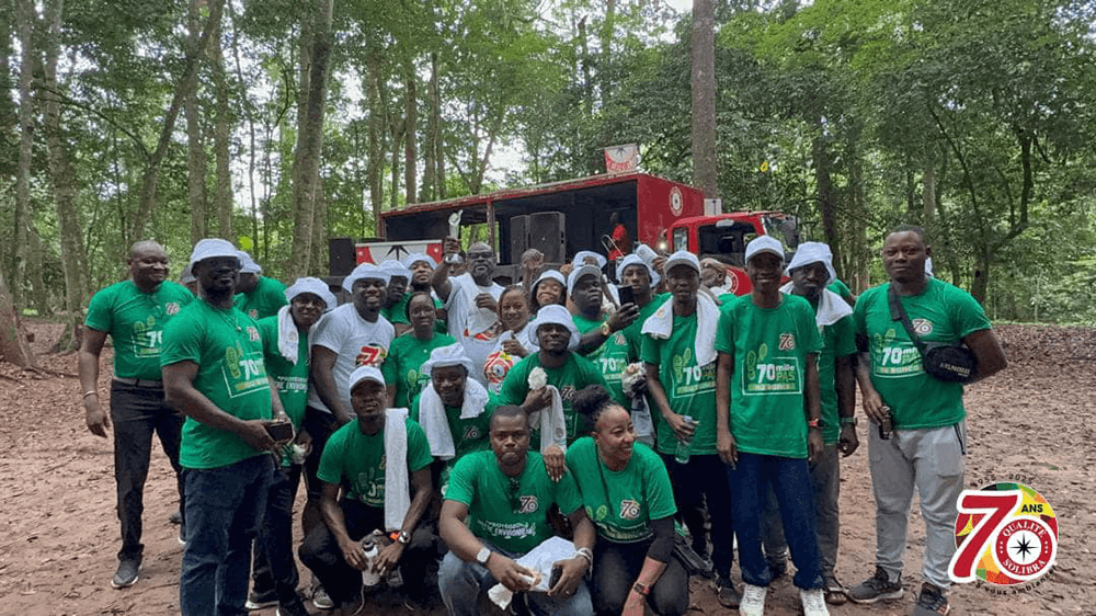 SOLIBRA célèbre ses 70 ans avec une randonnée à la forêt du Banco