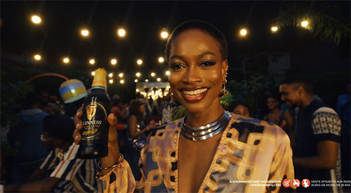 Guinness, BLACK brille dans tout