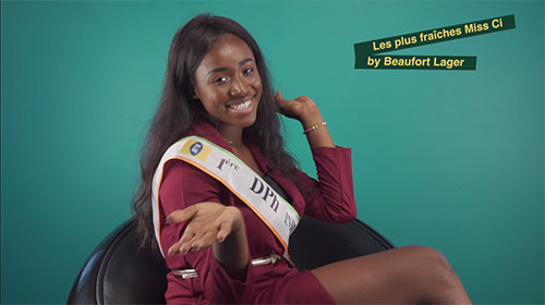 Blandine Touré 1ere dauphine Miss Indénié Duablin 2019  repond aux questions de @beaufort lager.