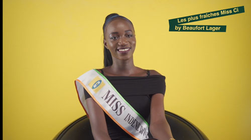Sangaré Fatou Elvire, la Miss Abengourou 2019 s'est prêtée aux questions de Beaufort-Lager