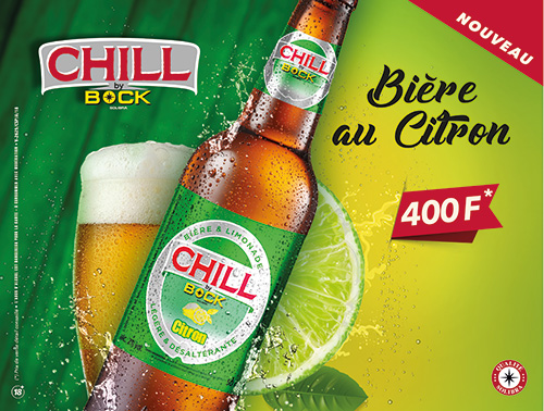 SOLIBRA LANCE LA BIERE AU CITRON : CHILL BY BOCK