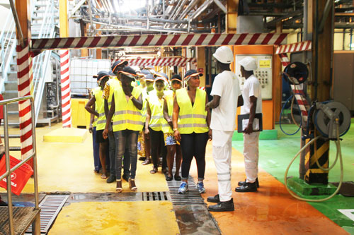 LES FEMMES DU MARCHE CAILLOU A LA DECOUVERTE DE L’USINE DE TREICHVILLE