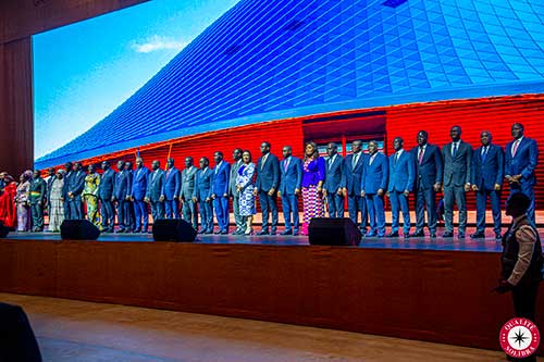 BONNE AMBIANCE A L’INAUGURATION DU PARC D’EXPOSITION D’ABIDJAN AVEC SOLIBRA