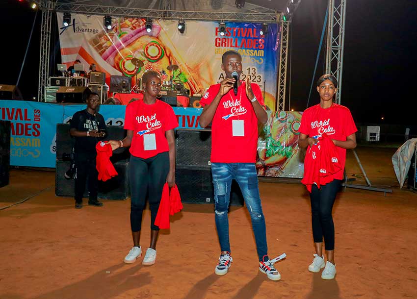 DOSE DE RAFRAICHISSEMENT AU FESTIVAL DES GRILLADES DE BASSAM AVEC WORLD COLA