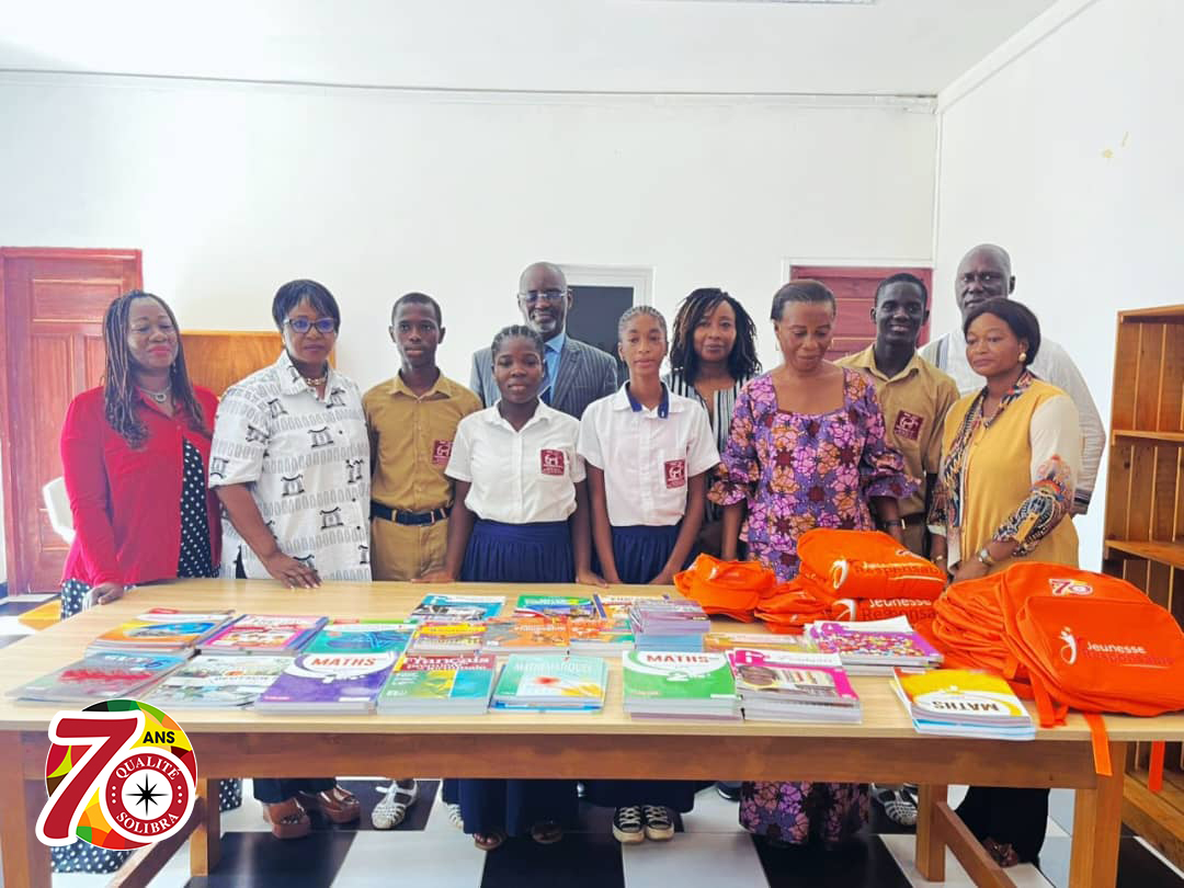 SOLIBRA renforce son engagement éducatif au Lycée Moderne de Treichville