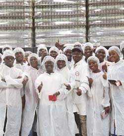 Les étudiants en Psychologie de l’Université de Cocody en immersion chez SOLIBRA