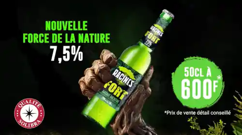 Envie de sensations fortes, découvrez le nouveau cocktail alcoolisé « Racines FORT » pour plus de boost et des enjaillements plus intenses.