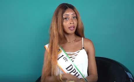 Kaloua Audrey 1ère dauphine Miss goh 2019 - Gagnoa , s''est aussi prêtée au jeu avec Beaufort Lager 