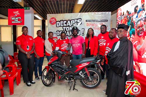 Félicitations à l’heureux gagnant de la semaine M. AHOUANAN Stéphane de San Pedro  