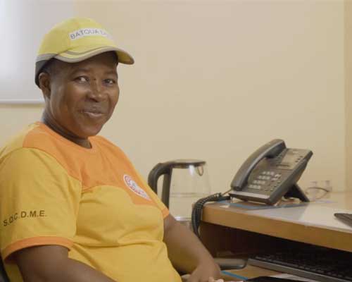 LES FEMMES A L'HONNEUR TOUT LE MOIS DE MARS CHEZ SOLIBRA / une minute avec madame Diane Akolia épse Batoua, Cheffe de service atelier de fabrication préforme