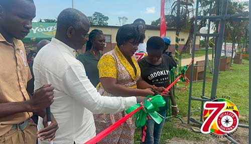  SOLIBRA inaugure un forage d’eau potable au sein de l’Institut National Ivoirien pour la Promotion des Aveugles (INIPA), à Yopougon. 