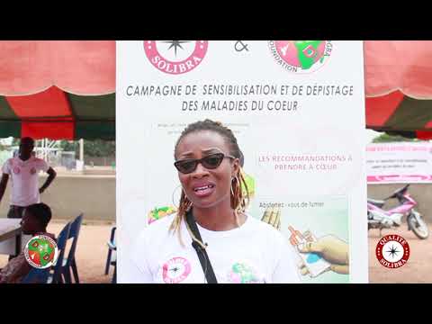 CARAVANE DE DEPISTAGE DES MALADIES DU COEUR AVEC LA FONDATION DIDIER DROGBA ET SOLIBRA  - ETAPE DE BONDOUKOU 17 AVRIL 2019