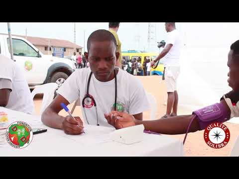 CARAVANE DE DÉPISTAGE DES MALADIES CARDIOVASCULAIRES AVEC LA FONDATION DIDIER DROGBA ET SOLIBRA - ETAPE D'ABENGOUROU 13 AVRIL 2019