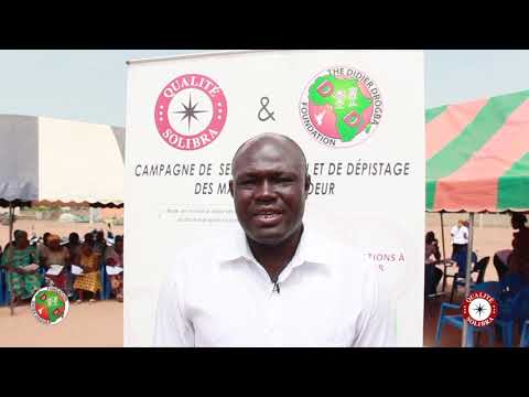 CARAVANE DE DÉPISTAGE DES MALADIES CARDIOVASCULAIRES AVEC LA FONDATION DIDIER DROGBA ET SOLIBRA -  ETAPE DE BONDOUKOU 16 AVRIL 2019