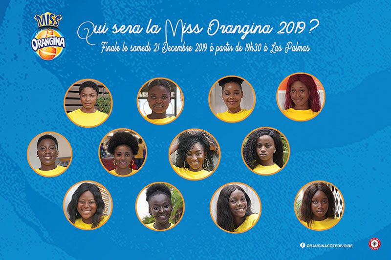 Prêtes pour la Finale Miss Orangina