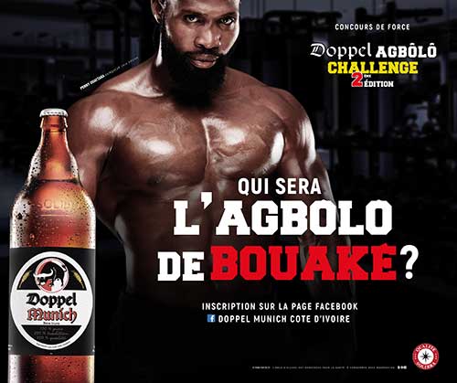 DOPPEL AGBÔLÔ  à Bouaké, Inscris-toi pour le titre d'AGBÔLÔ et la somme 10 000 000 de Francs CFA.