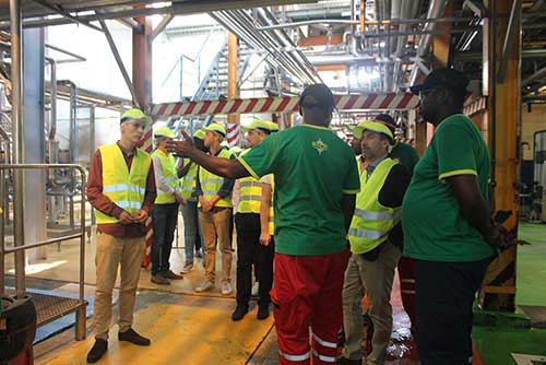 DES V.I.E DE BUSINESS FRANCE VISITE L’USINE DE TREICHVILLE