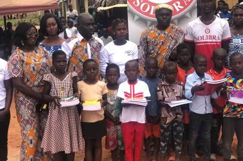 Solibra avec l'ONG J.U.D.E, organise une action de dépistage et de sensibilisation contre le diabète et l'hypertension artérielle dans le département d'Andé