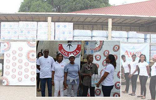 Pénurie d’eau à Bouaké : SOLIBRA distribue 3000 packs d’eau AWA