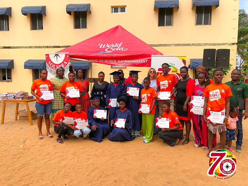 Solibra célébre la remarquable transformation scolaire des jeunes filles de l’orphelinat Gap Mission de Mondoukou