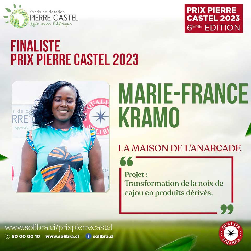 Découvrez les six agripreneurs retenus pour la 6è édition du Prix Pierre Castel 2023 Côte d'Ivoire.