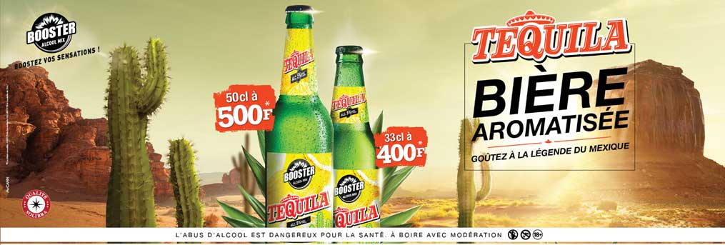 BOOSTER TEQUILA : Bière aromatisée à la Téquila image